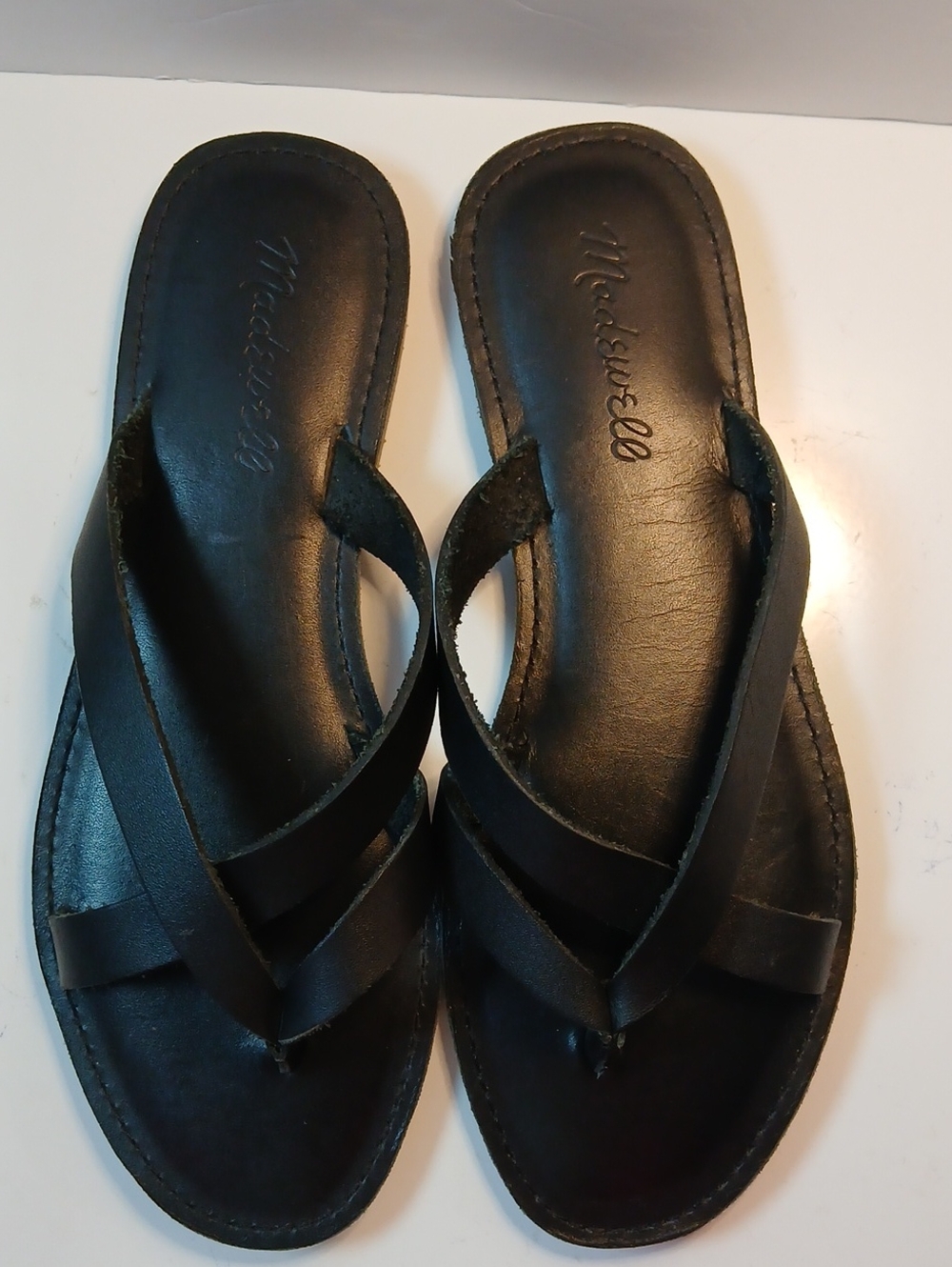 New Madewell Leather Strappy Sandals